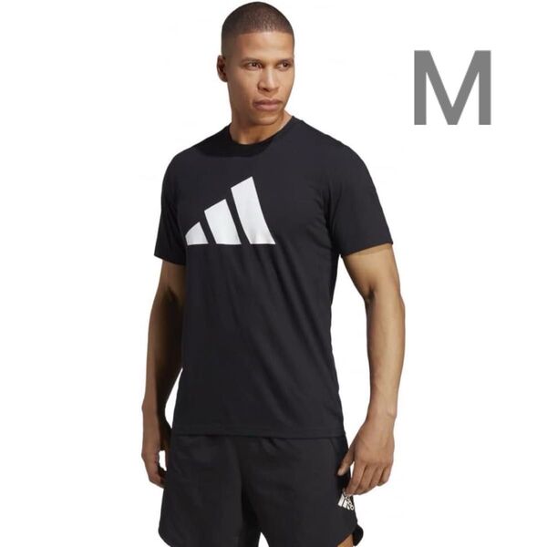 adidas アディダス トレーニング 半袖 Tシャツ メンズ M ロゴ 新品未使用品