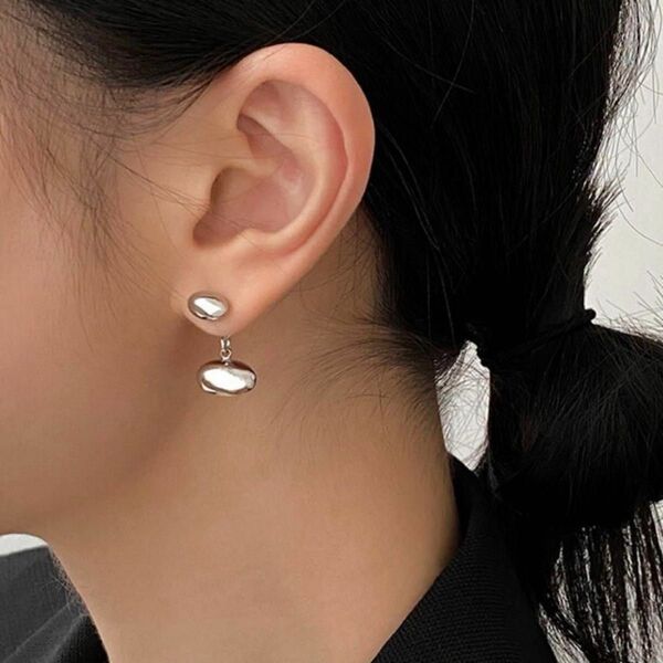 ボールモチーフ ピアス ビーンズ ピアス シルバー 31-03