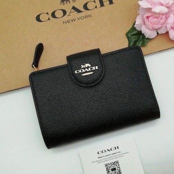 新品 COACH コーチ 折り財布 正規品
