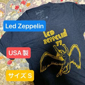 Led Zeppelin Tシャツ レッド・ツェッペリン USA製 Vネック