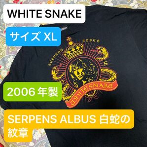 WHITE SNAKE Tシャツ ホワイトスネイク 00s 古着 ROCK 美品