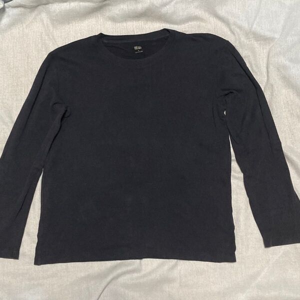 ユニクロ 長袖Tシャツ メンズMサイズ ネイビー