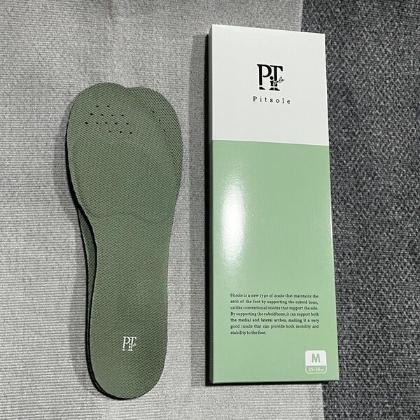 (ショップ袋付き)新色 緑 Pitsole ピットソール M (25.0〜26.0cm) 二つセット