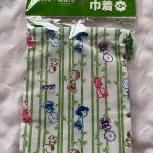 スヌーピー 伊右衛門 おでかけ巾着