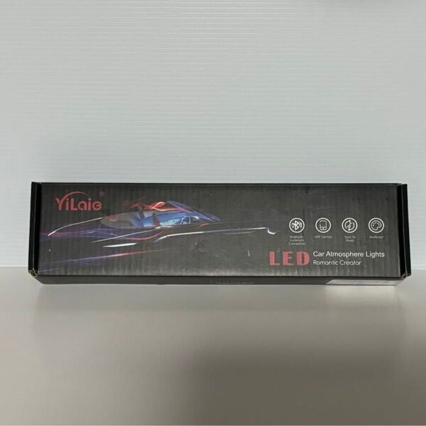 車用LEDテープライト フットライト ランプ 12V RGB 車内装飾用