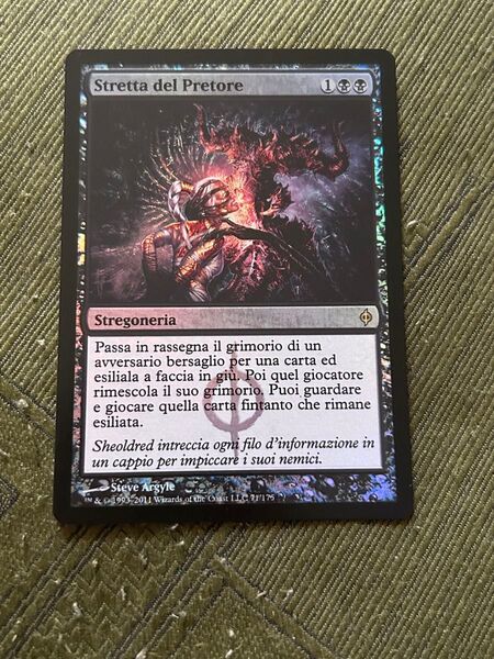 MTG 法務官の掌握 イタリア語 Foil