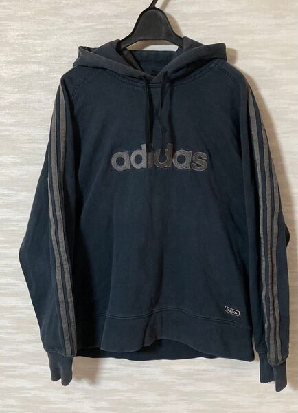稀少90's adidas パーカー BOROビンテージLサイズ