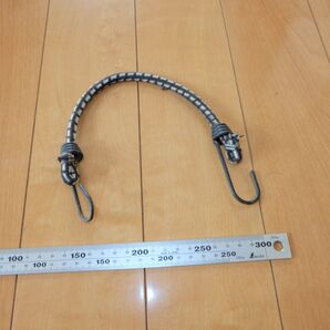 バンジーケーブル 全長46cm 伸縮ゴム 荷物 自転車 フック 固定 トラックシート ロープ コード バンド