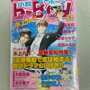 【限定ドラマCD付き】 小説ビーボーイ 2013年9月号 水上ルイ BLCD