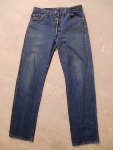 送料無料 激レア 80’s USA製 Levi's 501 ナイロンフット ボタン 33×32 リーバイス VINTAGE アメリカ製 デニム パンツ ンテージ 80年代 