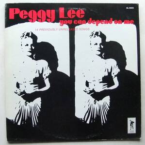 ◆ PEGGY LEE / You Can Depend On Me ◆ Glendale GL 6023 ◆