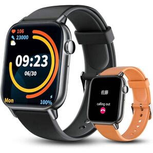 スマートウォッチ 大画面1.72インチ 防水 クリスマス 最新版