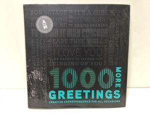 期間限定大幅値下げ 【 グリーティング・デザイン・モア 】1000 GREETINGS MORE / カード ポスター デザイン集 / グラフィック 管理G-B