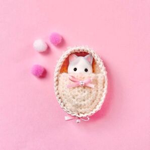 Sylvanian Families クーファン ピンク ベッド 匿名配送