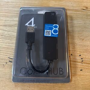 iBUFFALO USB2.0Hub バスパワー 4ポート ブラック 【PlayStation4PS4PS3 BSH4U06BK