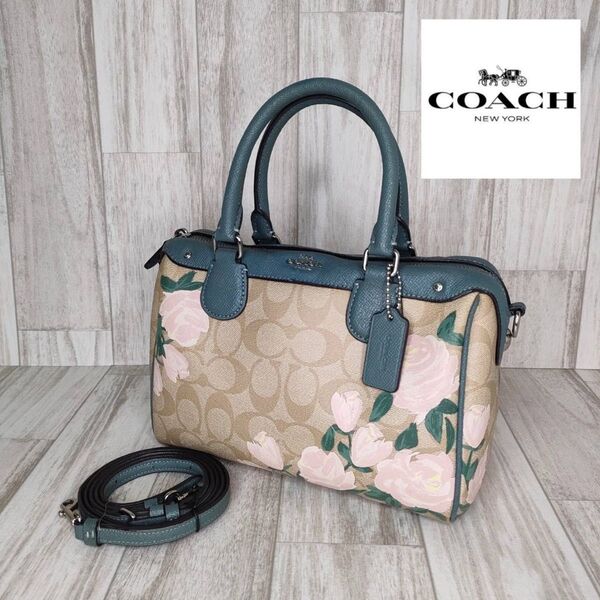 COACH コーチ シグネチャー 2WAY ハンドバッグ ショルダーバッグ 30