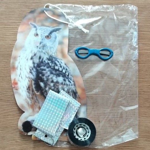 残り1点 Rvimoka【3D立体型のフクロウ】鳩よけカラスよけ 鳥害対策 鳩除け ベランダ 設置簡単 吊り下げ式 1枚 鳥よけ
