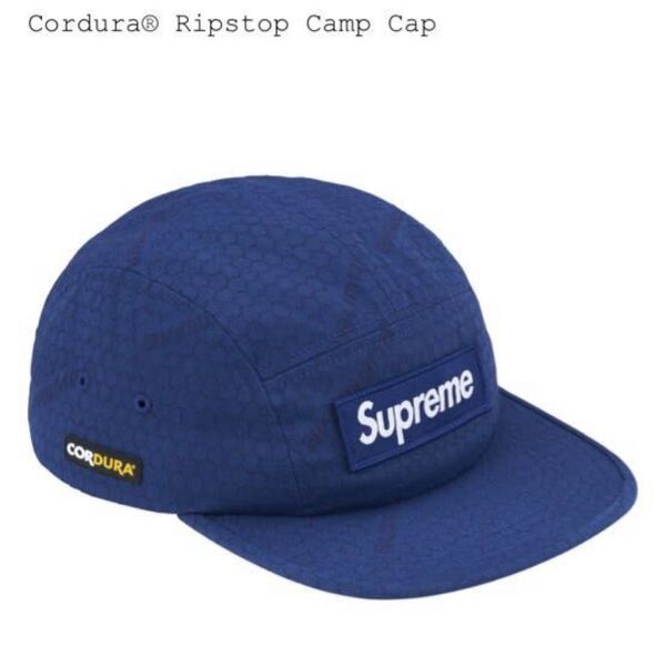 24FW supreme Cordura Ripstop Camp Cap 紺 シュプリーム キャンプキャップ ジェットキャップ