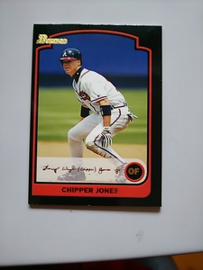 2003 Bowman gold Chipper Jones