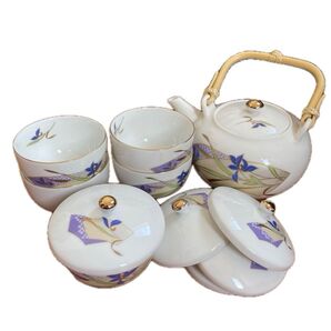 【未使用】5客揃え 茶器セット 瑞陶 茶器揃 金彩 茶たく 茶箱付き