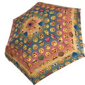 新品 未使用 折りたたみ傘 軽量 折り畳み傘 iPhone 絵文字柄 折りたたみ傘