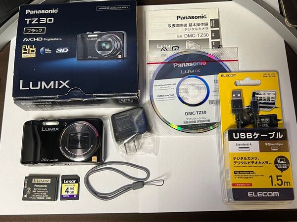 Panasonic デジタルカメラ LUMIX DMC-TZ30 ブラック