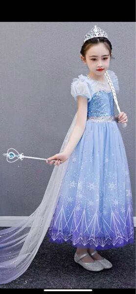 雪の女王様ドレス