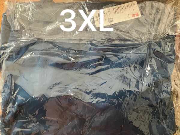 【大きいサイズ】UNIQLO エアリズムコットンブラワンピース 3XL ブルー