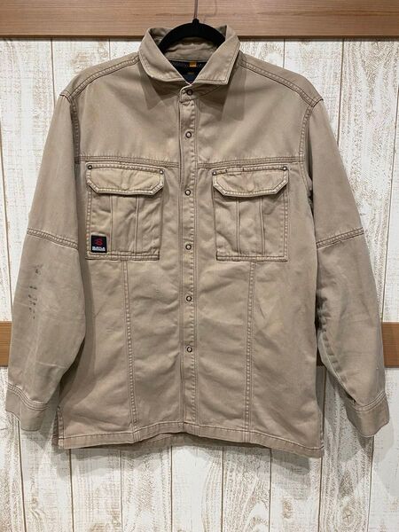 バートル 作業着 長袖シャツ 綿100