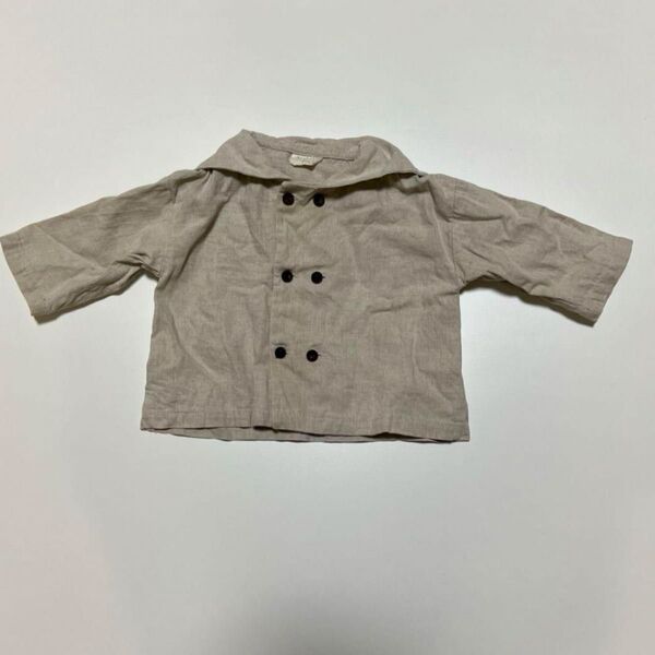 MAGUTTE セーラーシャツ 12m韓国子供服のシャツです。かわいいですが保管してたら少しシミがつきました。