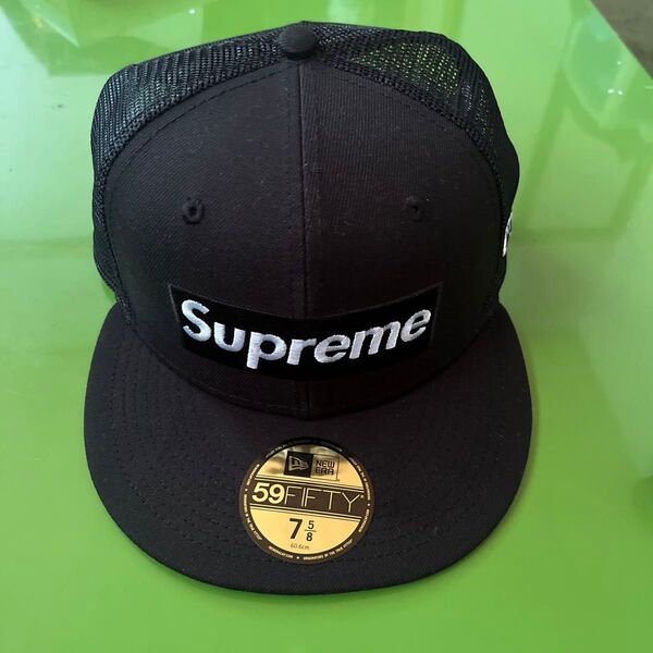supreme シュプリーム ニューエラ ブラック 黒 ボックスロゴ Box キャップ New Logo Era
