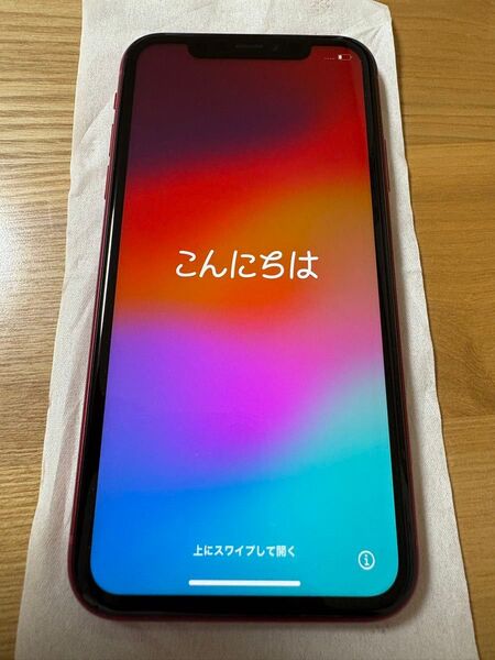 【美品】 iPhone 11 64GB レッド 最大容量: 87% SIMフリー