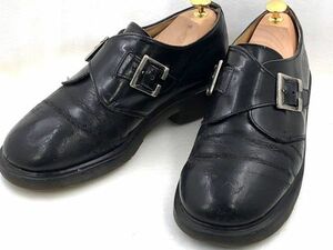 即決◆DR.MARTENS ドクターマーチン◆メンズ レザーシューズ サイズ 9 約 27 cm ブラック 本革 本皮 紳士 革靴 ( EC 302 )