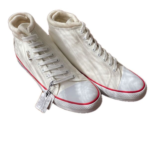 THE DUFFER OF St..GEORGEハイカットスニーカーUK10 ホワイト メンズ