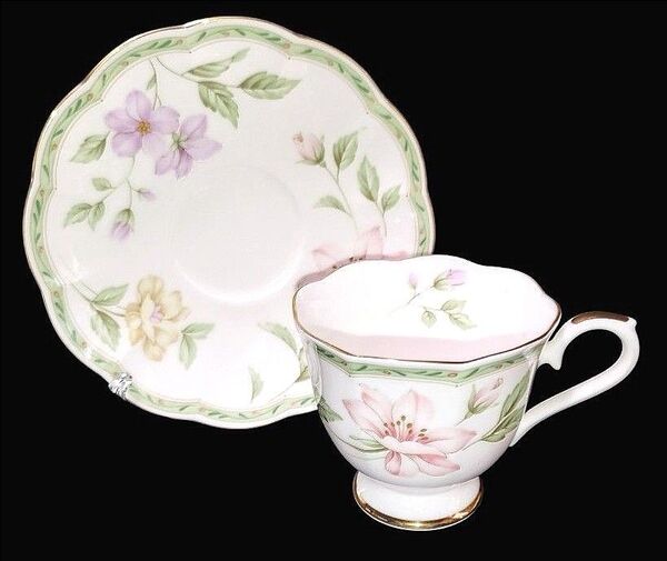 B51 HOYA BoneChina カップ&ソーサー 未使用品 コーヒーカップ ティーカップ