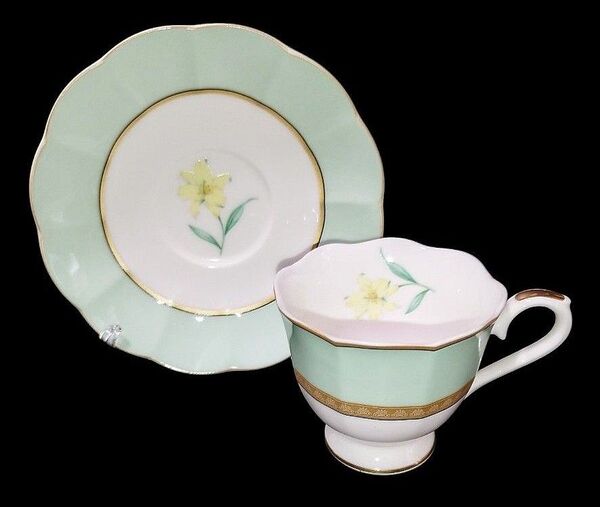 B49 HOYA BoneChina カップ&ソーサー 未使用品 コーヒーカップ ティーカップ