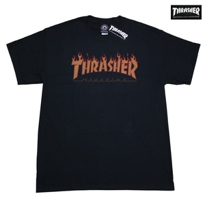 新品 THRASHER Tシャツ M スラッシャー ストリート スケボー スケーター 黒 ブラック USA 311196