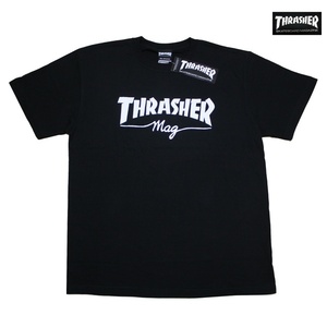 新品 THRASHER Tシャツ M スラッシャー ストリート スケボー スケーター 黒 ブラック TH91107