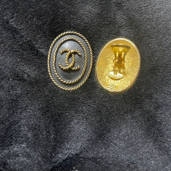 CHANEL シャネル イヤリング ゴールド ブラック