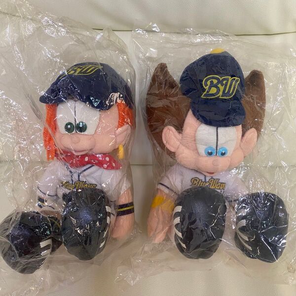 希少未開封 ネッピー&リプシー ぬいぐるみ人形 オリックスブルーウェーブ