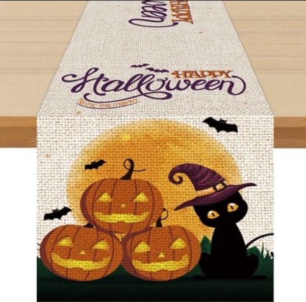 【即発送】ハロウィン テーブルクロス テーブルランナー パンプキン かぼちゃ ハロウィンパーティー