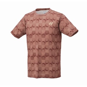 【10595Y (030) L】YONEX(ヨネックス)メンズゲームシャツ セピア L 新品 未使用 タグ付き バドミントン テニス 展示会限定 2024
