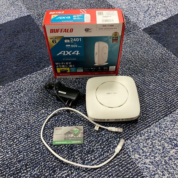 BUFFALO WSR-3200AX4S-WH Wi-Fi 6 ルーター バッファロー
