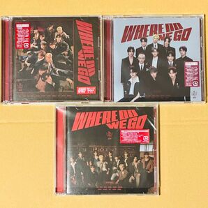 JO1 9thシングル WHERE DO WE GO 3形態セット/ 初回限定盤A、初回限定盤B、通常盤