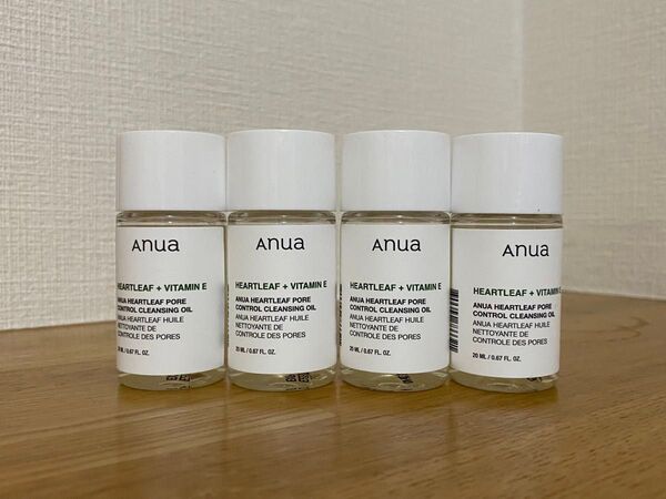 【新品未使用】ANUA アヌア コントロール クレンジングオイル 4個セット
