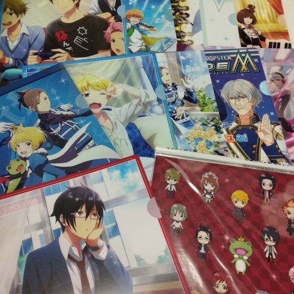 SideM アイマス クリアファイル まとめ売り 大量 アイドルマスターSideM Mマス A4クリアファイル 特典 非売品