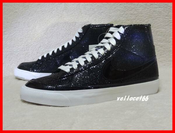 X-girl×Nike BLAZER MID 09 BLACK 25cm US8 BE@RBRICK付属 未使用新品 ベアブリック ブレザー スパンコール 黒 Xガール