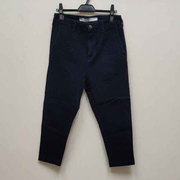 ザラ ZARA クロップド デニム パンツ ネイビー38 メンズ