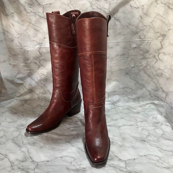 KISCO 7161 レザー ロングブーツ ホース 36