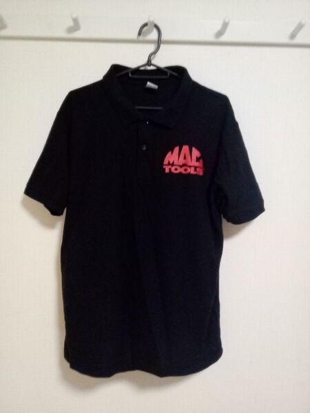 新品 長期保管品 マックツール プリントポロシャツ サイズL